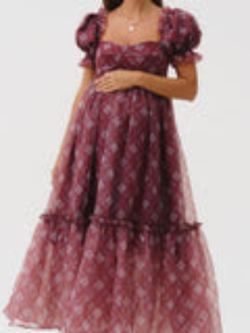 Nothing Fits But Tartan Organza Dress NWT